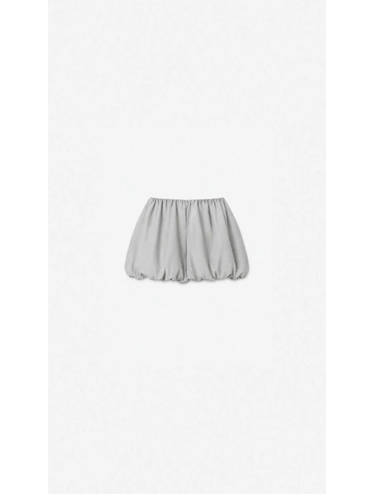 STEFANIA VAIDANI Cappa Stone Balloon Skirt Grey