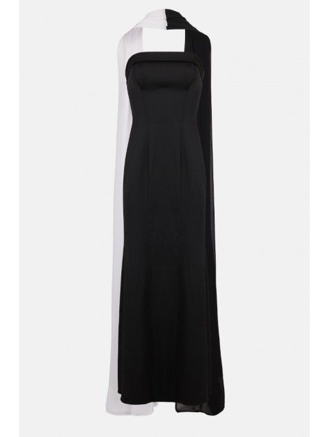 STEFANIA VAIDANI Noir Gown Μαύρο Φόρεμα