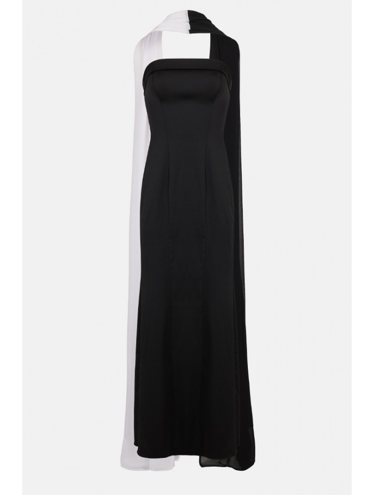 STEFANIA VAIDANI Noir Gown Μαύρο Φόρεμα