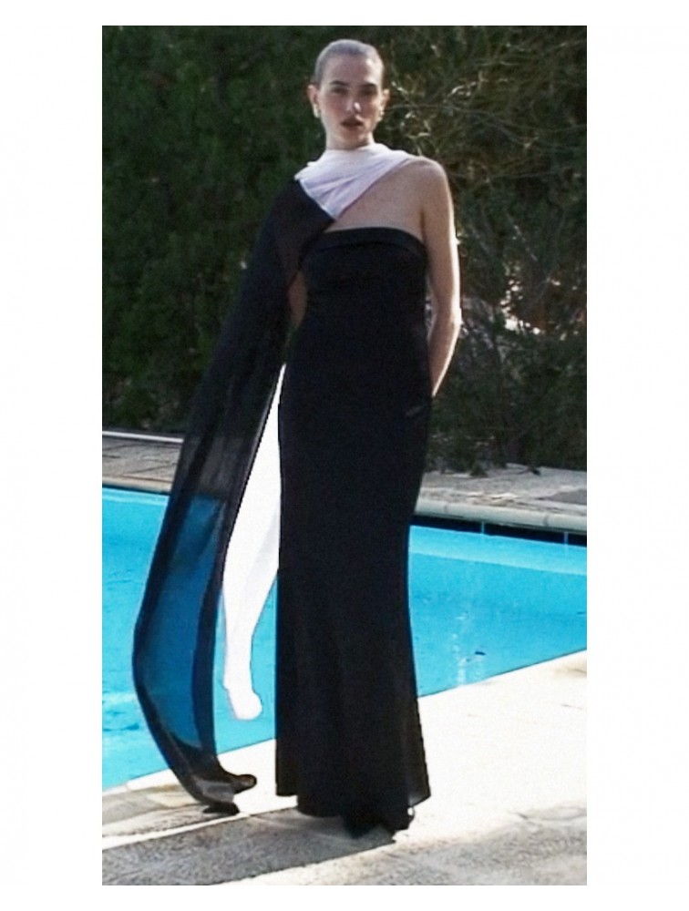 STEFANIA VAIDANI Noir Gown Μαύρο Φόρεμα