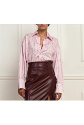 STEFANIA VAIDANI SV Crystal Shirt Baby Pink Απαλό ροζ Πουκάμισο