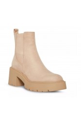 STEVE MADDEN TIANNA Μπεζ γυναικεία μποτάκια