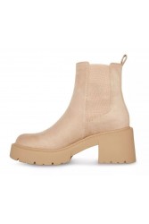 STEVE MADDEN TIANNA Μπεζ γυναικεία μποτάκια