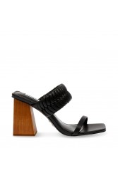 STEVE MADDEN Raver Μαύρα γυναικεία mules