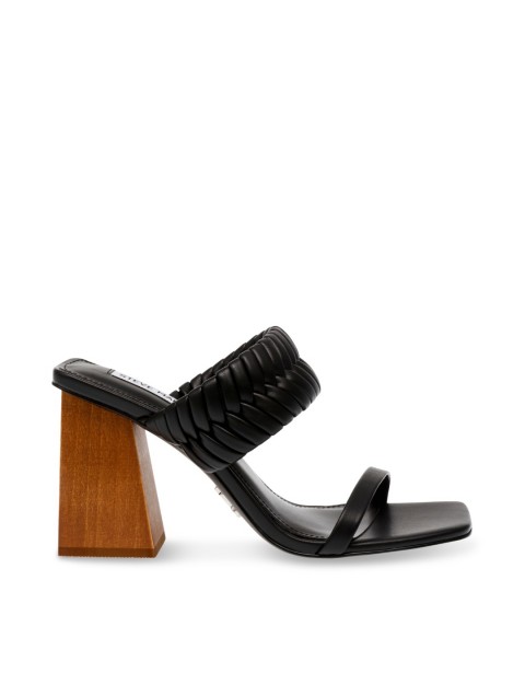 STEVE MADDEN Raver Women's Black Mules STEVE MADDEN Raver Women's Black Mules