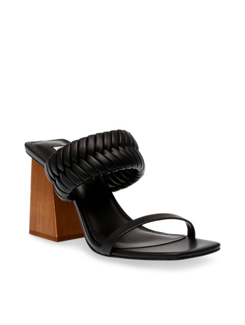 STEVE MADDEN Raver Women's Black Mules STEVE MADDEN Raver Women's Black Mules