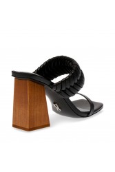 STEVE MADDEN Raver Μαύρα γυναικεία mules
