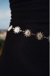 STUDIO 83 Helios Gold Belt Χρυσή Γυναικεία Ζώνη