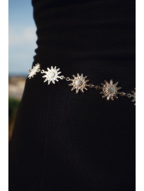 STUDIO 83 Helios Gold Belt Χρυσή Γυναικεία Ζώνη