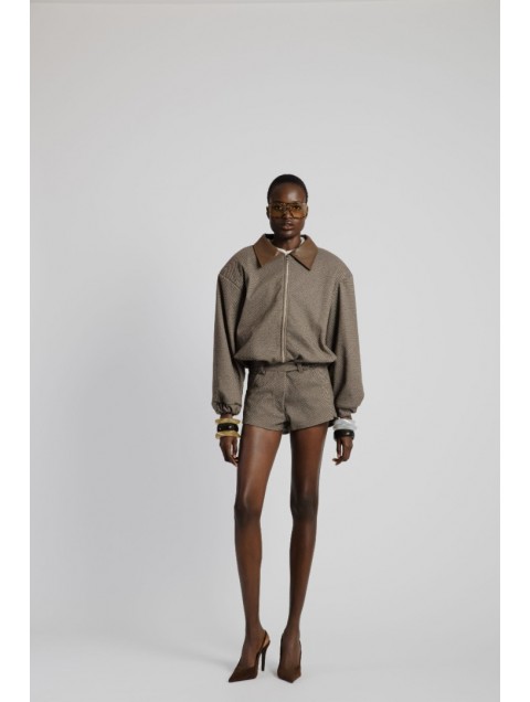 STUDIO 83 Brown Jacket Καφέ Τζάκετ 