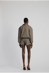 STUDIO 83 Brown Shorts Καφέ Σορτς