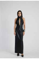 STUDIO 83 Halter Dress Black