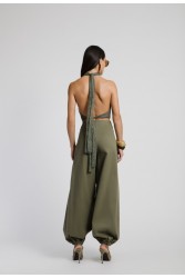 STUDIO 83 Jazmin Pants Χακί Παντελόνι