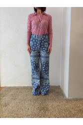 STUDIO 83 Badana Flare Pants Blue