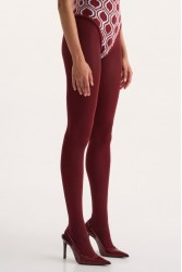 STUDIO 83 Bordeaux Pantyhose Μπορντώ Καλσόν
