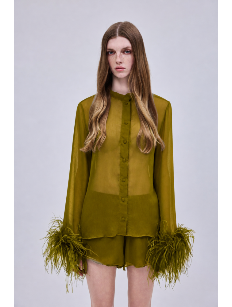 STUDIO 83 Capri Olive Shirt