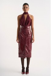 STUDIO 83 Chloe Top Bordeaux Μπορντώ Τοπ