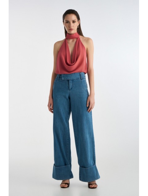 STUDIO 83 Chloe Top Coral 