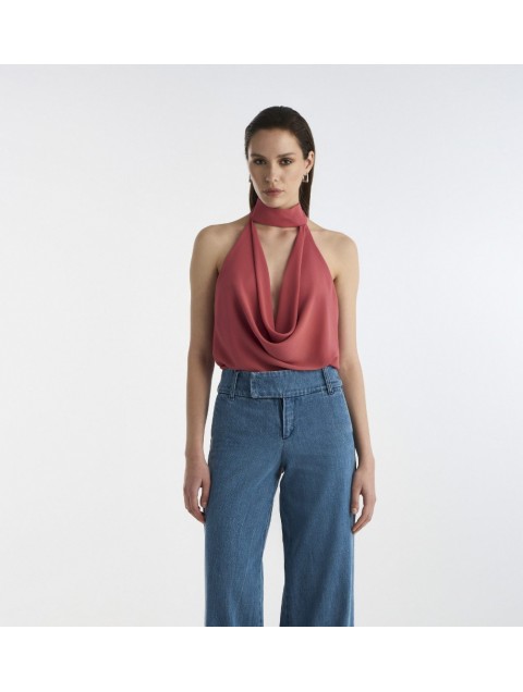 STUDIO 83 Chloe Top Coral 