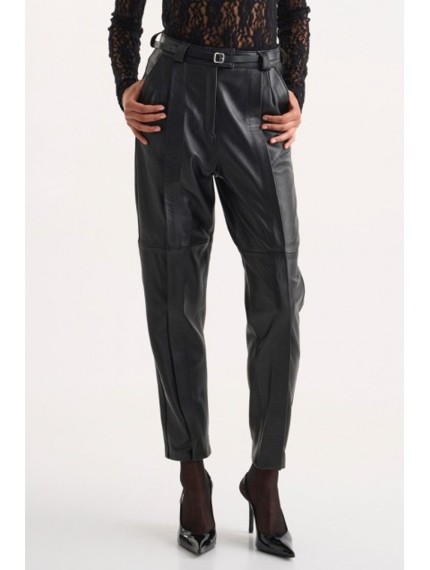 STUDIO 83 Dakota Leather Pants Black STUDIO 83 Dakota Leather Pants Black