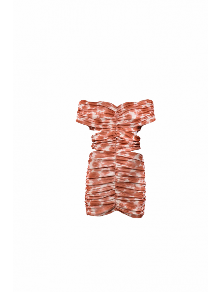 STUDIO 83 Ember Mini Dress Flower Ecai Εμπριμέ Μίνι Φόρεμα