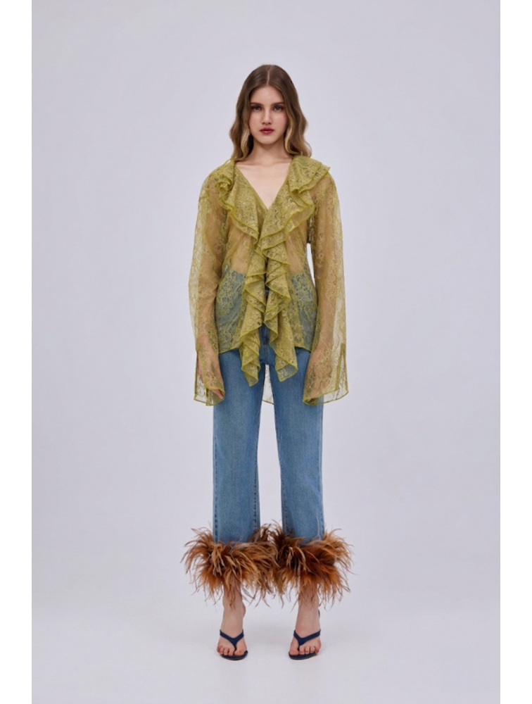 STUDIO 83 Feather Brown Vintage Jean