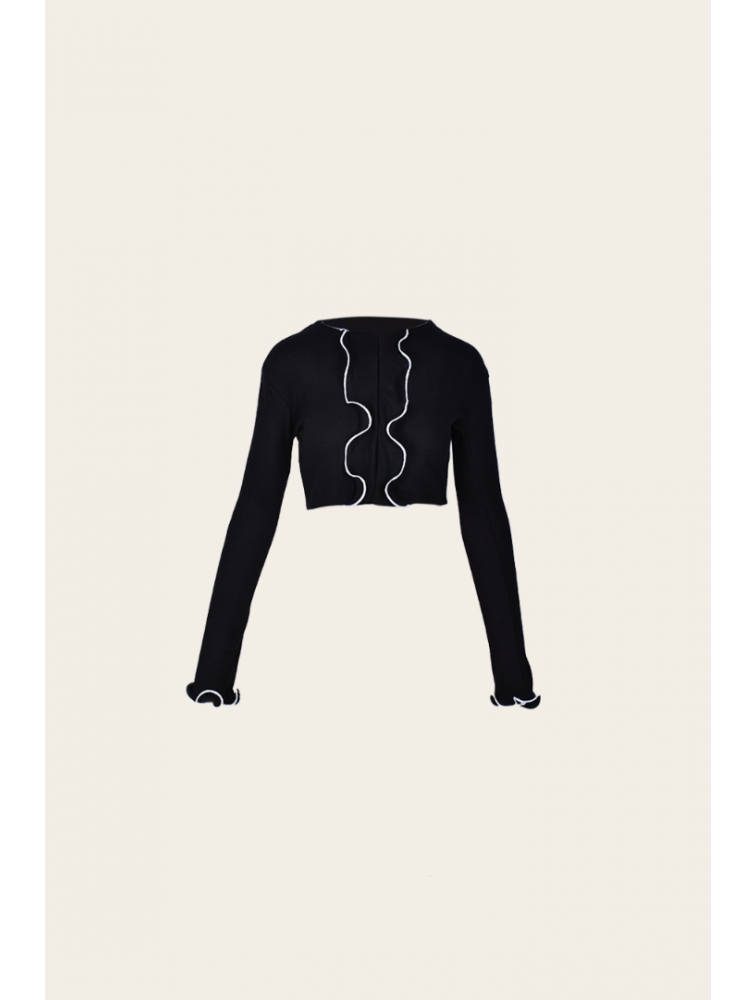STUDIO 83 Loe Top Black Μαύρο Τοπ