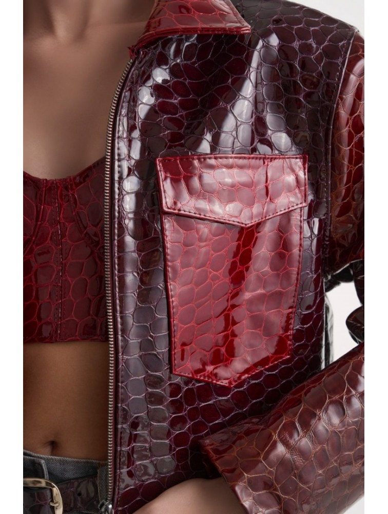 STUDIO 83 Loxley Jacket Bordeaux Μπορντώ Τζάκετ