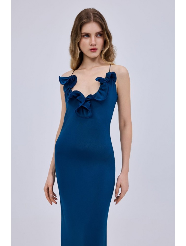 STUDIO 83 Maxi Hill Dress Petrol