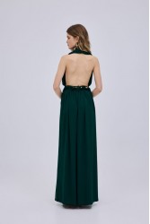 STUDIO 83 Open Back Cypress Top Κυπαρισσί Τοπ με Ανοιχτή Πλάτη