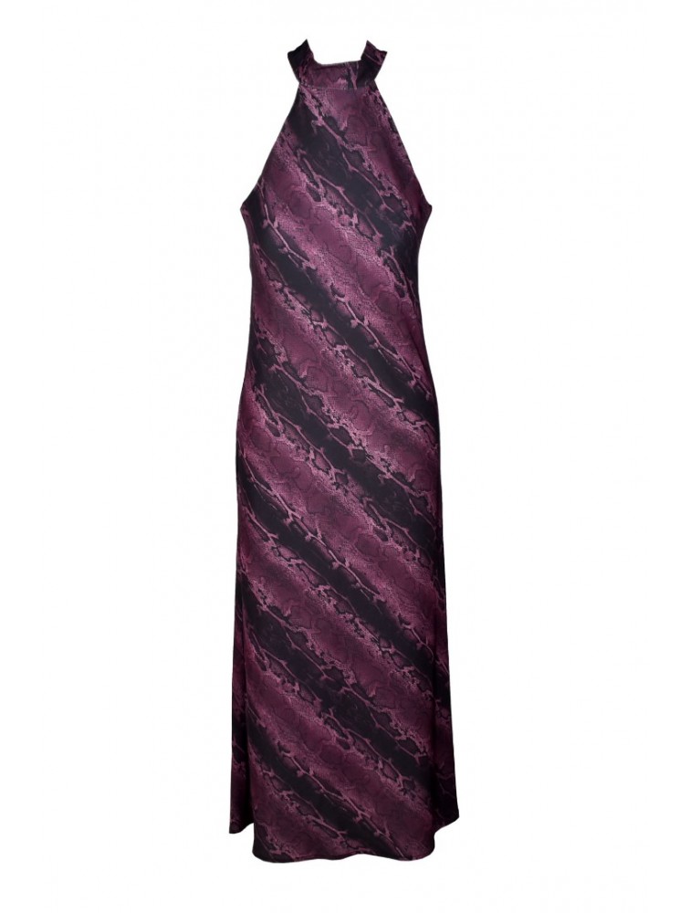 STUDIO 83 Reglan Dress Snake Bordeaux