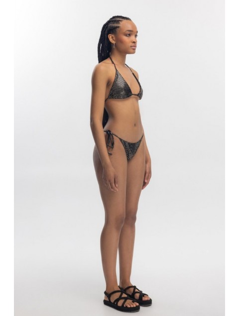 STUDIO 83 Tanned Gold Mirror Bikini