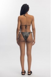 STUDIO 83 Tanned Gold Mirror Bikini Χρυσό Μαγιό