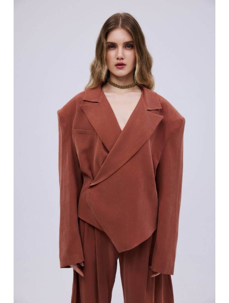 STUDIO 83 Twill Blazer Ecai