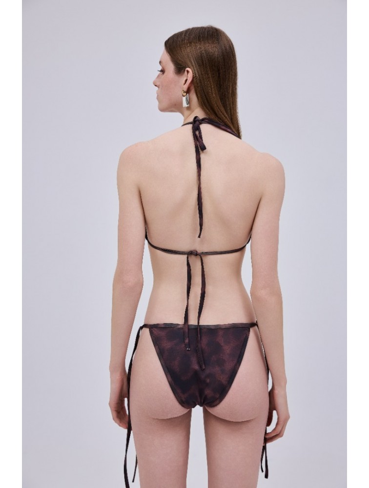 STUDIO 83 Nora Bikini Μωβ Λεοπάρ Μπικίνι