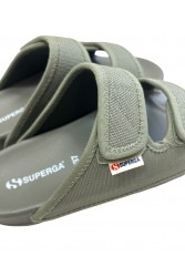 SUPERGA Green women's slides