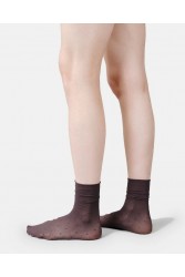SWEDISH STOCKINGS 2 Pack Lina socks Nearly Black Μαύρες Διάφανες Κάλτσες