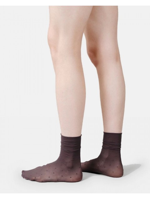 SWEDISH STOCKINGS 2 Pack Lina socks Nearly Black Μαύρες Διάφανες Κάλτσες