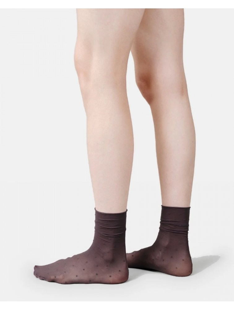 SWEDISH STOCKINGS 2 Pack Lina socks Nearly Black Μαύρες Διάφανες Κάλτσες