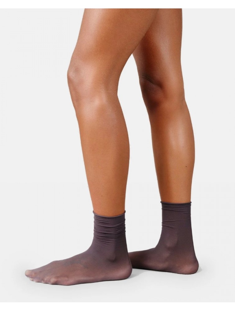SWEDISH STOCKINGS 2 Pack Lina socks Nearly Black Μαύρες Διάφανες Κάλτσες