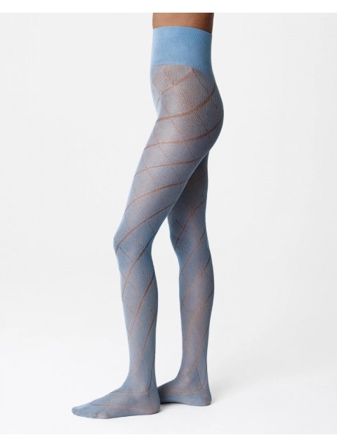 SWEDISH STOCKINGS Kitty Argyle Tight Dusty Blue Γαλάζιο Καλσόν