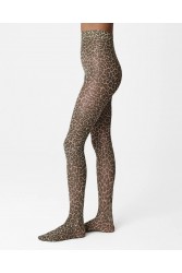 SWEDISH STOCKINGS Sofia Leopard Tights Λεοπάρ Καλσόν