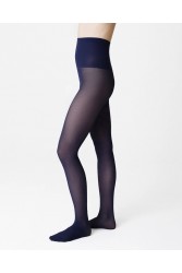 SWEDISH STOCKINGS Svea Premium Tights Dark Indigo Σκούρο Μπλε Καλσόν