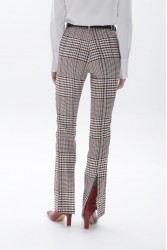 TRILOGY CLOTHING Baroque Pants Καρό Παντελόνι