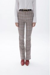 TRILOGY CLOTHING Baroque Pants Καρό Παντελόνι