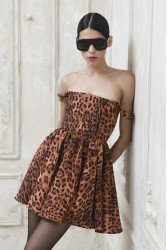 TRILOGY CLOTHING Alix Μίνι Λεοπάρ Φόρεμα