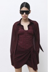 TRILOGY CLOTHING Bergen Μπορντώ Κορσέ