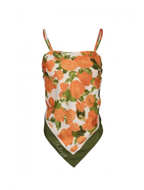 TRILOGY CLOTHING Cooper Top Orange 