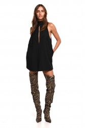 TRILOGY CLOTHING Dusk Mini Dress Μαύρο Μίνι Φόρεμα