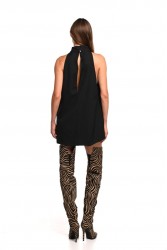 TRILOGY CLOTHING Dusk Mini Dress Μαύρο Μίνι Φόρεμα